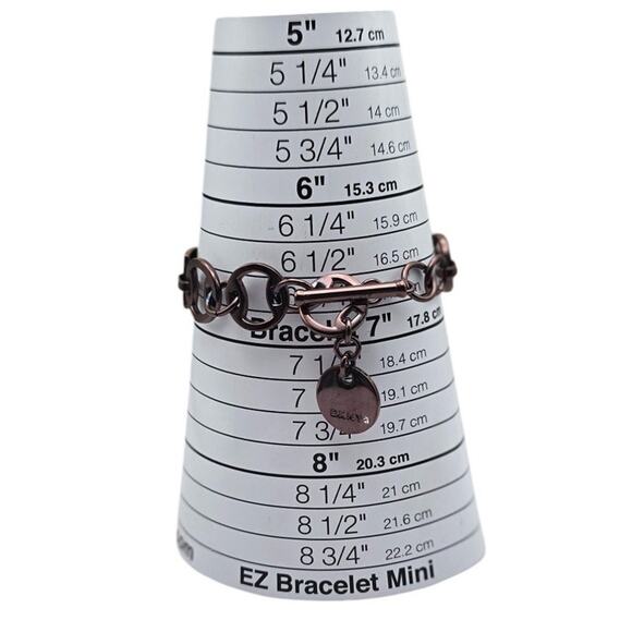 DKNY NY-3905 Rose Gold-Tone Modern Minimalist Bracelet Watch